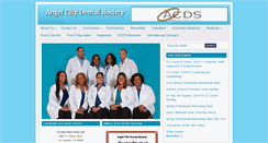 Desktop Screenshot of angelcitydentalsociety.com